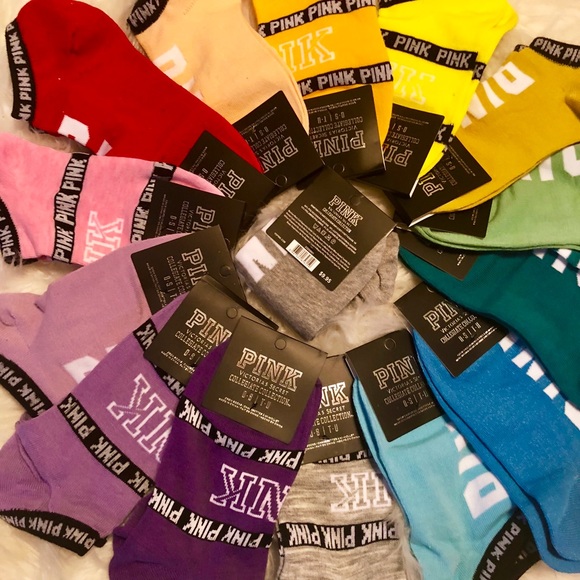 PINK Victoria's Secret Accessories - 15 pairs of Victoria’s Secret Pink Socks